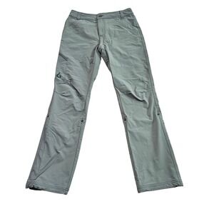 Gnara GoFly Womens Sage Green Hiking Camping Convertible Outdoorsy Pants Sz 6
